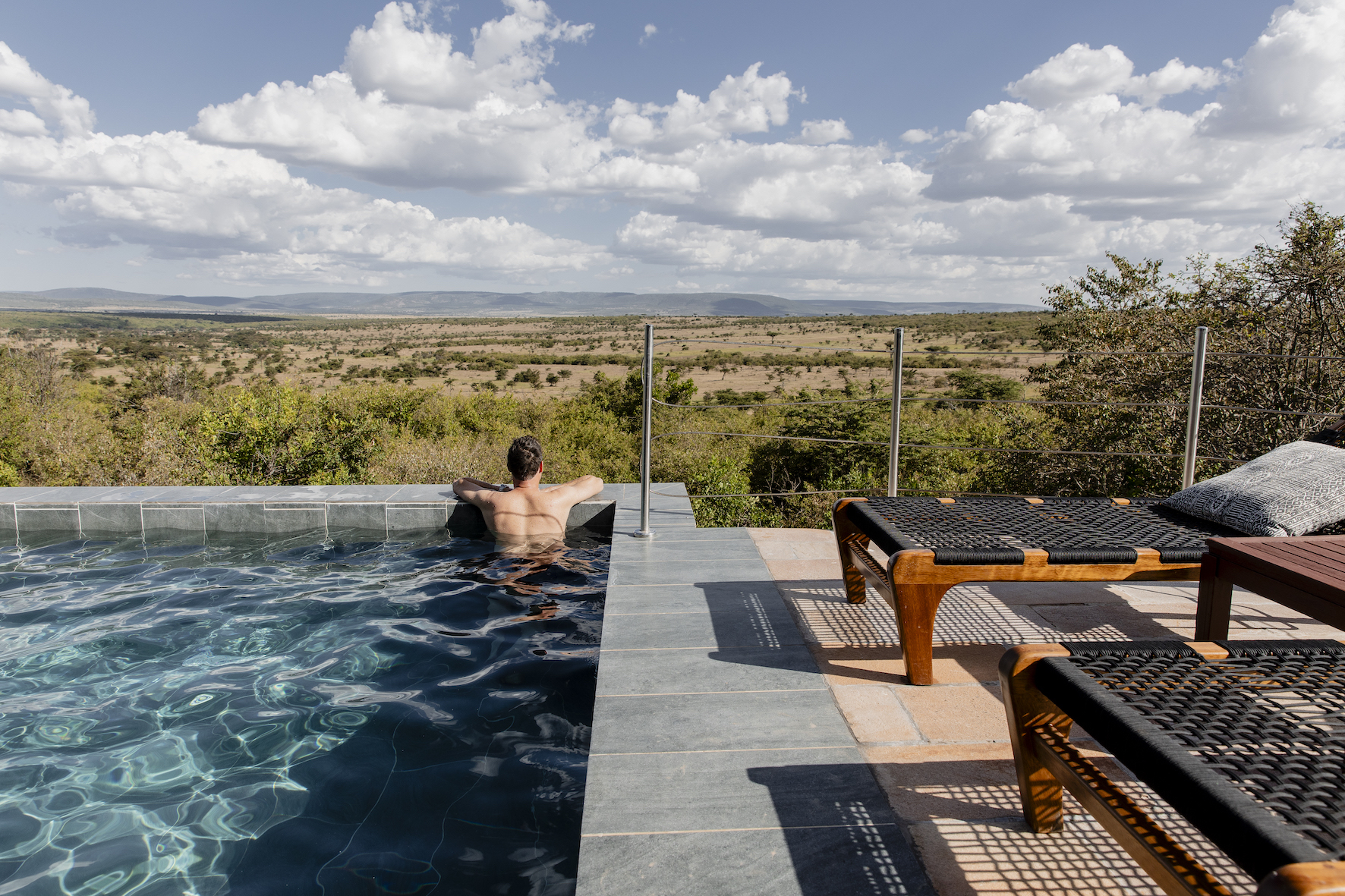 Simba private villa plunge pool
