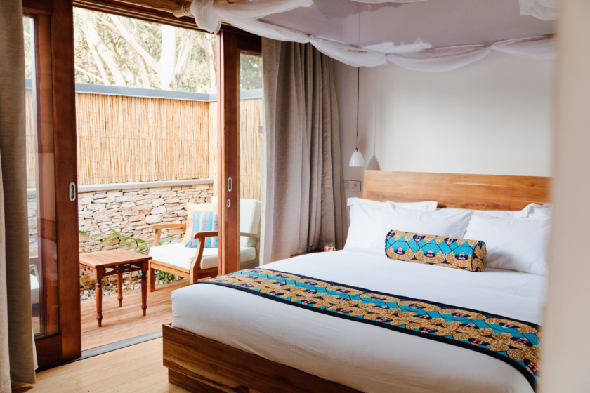 Interior photography for luxury hotel Heaven Retreat in Kigali, Rwanda.